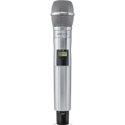 Shure AD2/KSM9 - Handheld Wireless Microphone Transmitter in Nickel Finish (G57 Band: 470-608 MHz)