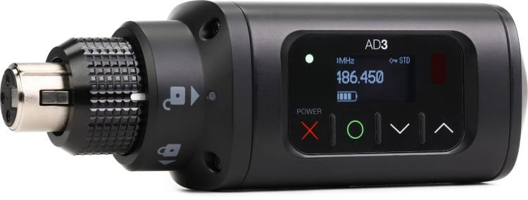 Shure AD3 Axient Digital Wireless Plug-On Microphone Transmitter (X55: 941 to 960 MHz)