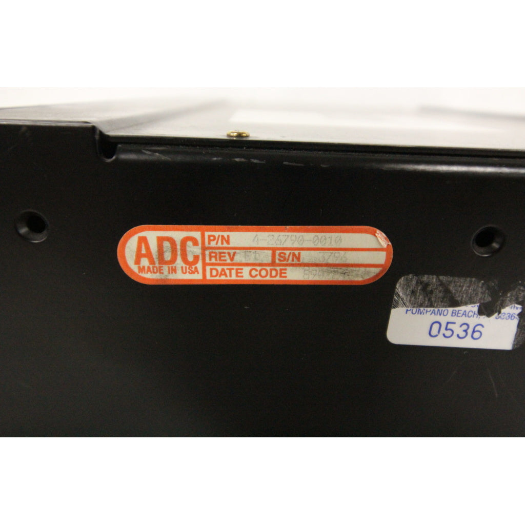 ADC 4-26790-0010 Audio Rack Mount 2x24 Longframe Patch Bay