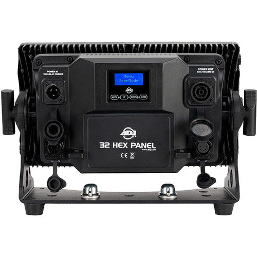 ADJ 32 HEX PANEL IP-B IP65 Rated Wash / Blinder / Color Strobe (Black) [B-Stock]