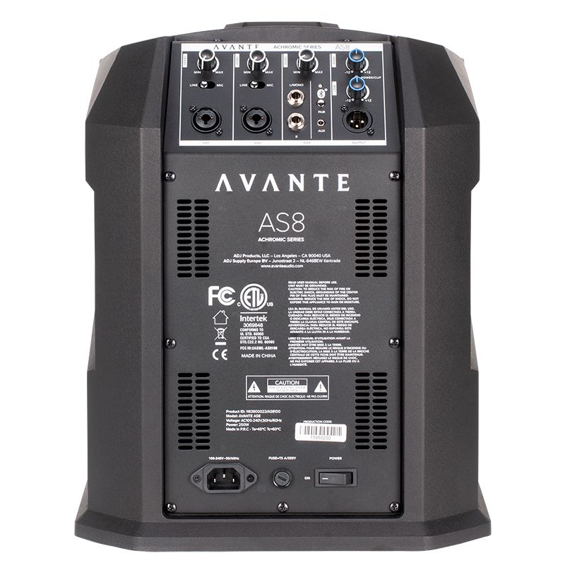 Avante Audio Achromic AS8100 AS8 800W Column PA System w/ Mixer and Bluetooth