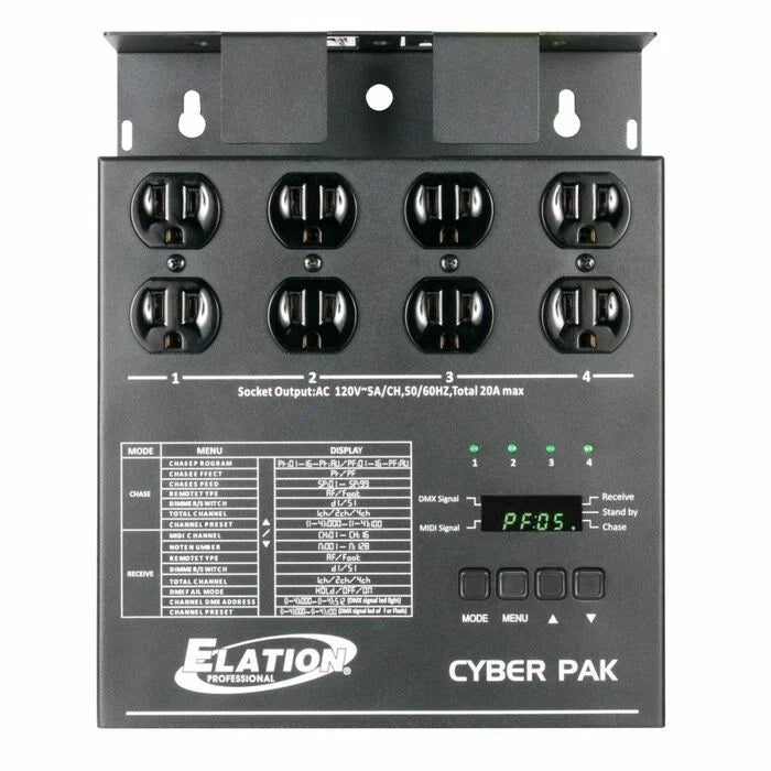 ADJ Cyber Pack 4 Channel DMX Midi Dimmer Pack