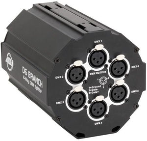 [DISCONTINUED] ADJ D6B774 D6 Branch Truss-Mounted 6-Way 3-Pin DMX Splitter and Amplifier