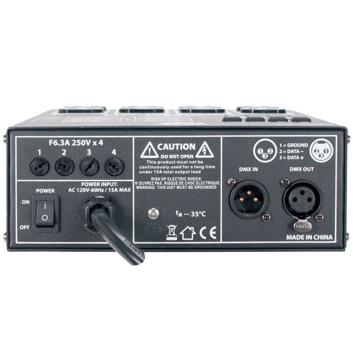 ADJ DP-DMX20L 4-Channel DMX Dimmer/Switch Pack