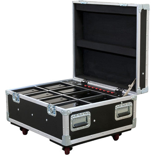 ADJ Element FC-BLK Wheeled Flight Case for 8 Element Pars Fixtures (Black)