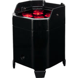 ADJ Element Hex IP PC6 Pak with Waterproof Hard Case (6-Pack)