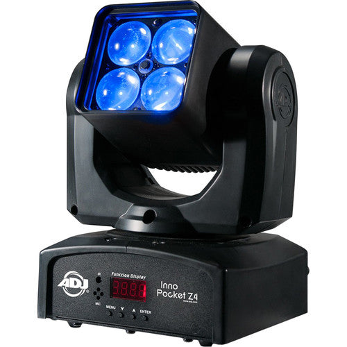 ADJ INNO POCKET Z4-B MINI ZOOM MOVING HEAD With Wired Digital communication Network [B-Stock]