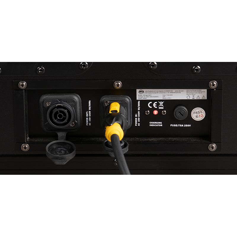 ADJ MIR652 Mirage Q6 PAK Black w/ Charging Case (6-Pack, Black)