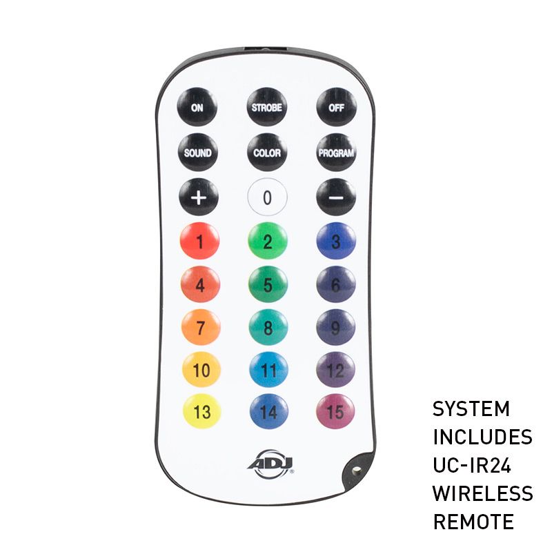 ADJ MIR652 Mirage Q6 PAK Black w/ Charging Case (6-Pack, Black)