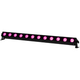 ADJ AMUBL12H UBL12H RGBAL+UV Linear Light Bar with Diffusion Filter (12 LEDs)