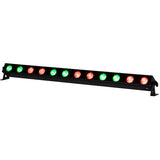 ADJ AMUBL12H UBL12H RGBAL+UV Linear Light Bar with Diffusion Filter (12 LEDs)