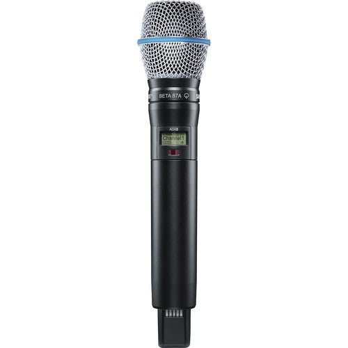 Shure ADX2/B87A - Handheld Wireless Microphone Transmitter (G57 Band: 470-616 MHz)