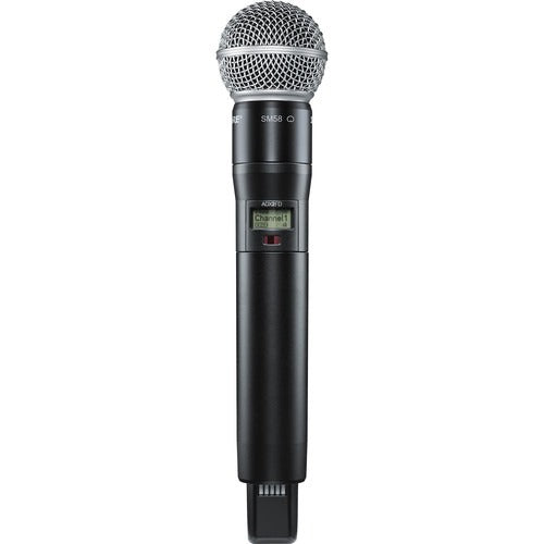 Shure ADX2FD/B58 Axient Digital Handheld Wireless Microphone Transmitter (G5: 470–616 MHz)