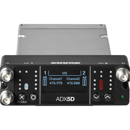 Shure ADX5DUS Axient Digital Dual-Channel Portable Wireless Receiver