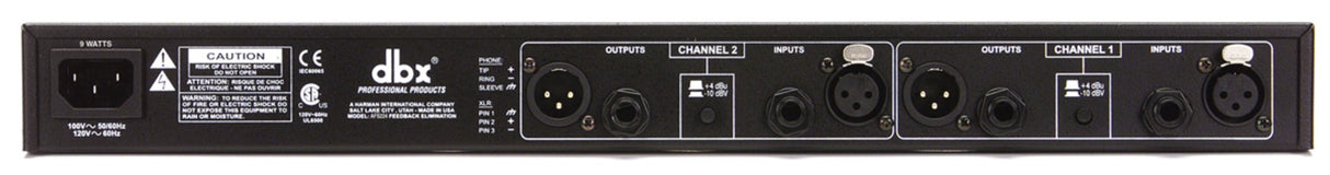 DBX AFS224 Two-Channel Advanced Feedback Suppression Processor