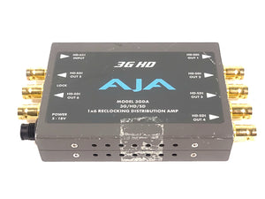 AJA 3GDA 1x6 3G/HD/SD Reclocking Distribution Amplifier