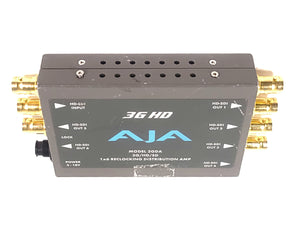 AJA 3GDA 1x6 3G/HD/SD Reclocking Distribution Amplifier