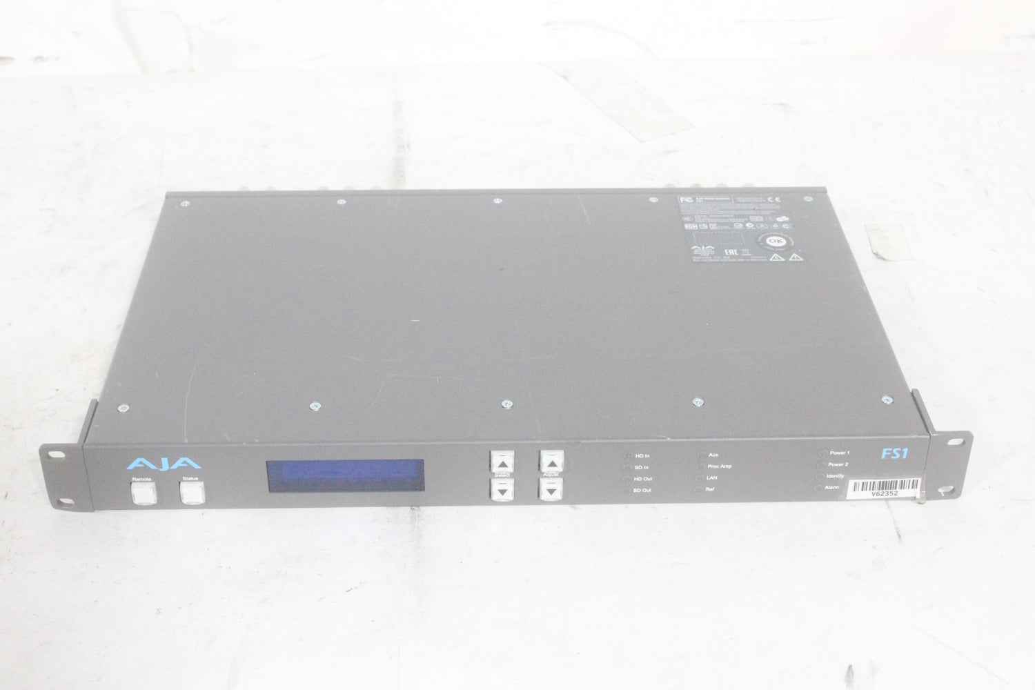 AJA FS1 Frame Synchronizer & Bi-Directional Converter - HD & SD, Digital & Analog Audio (Power Tested)