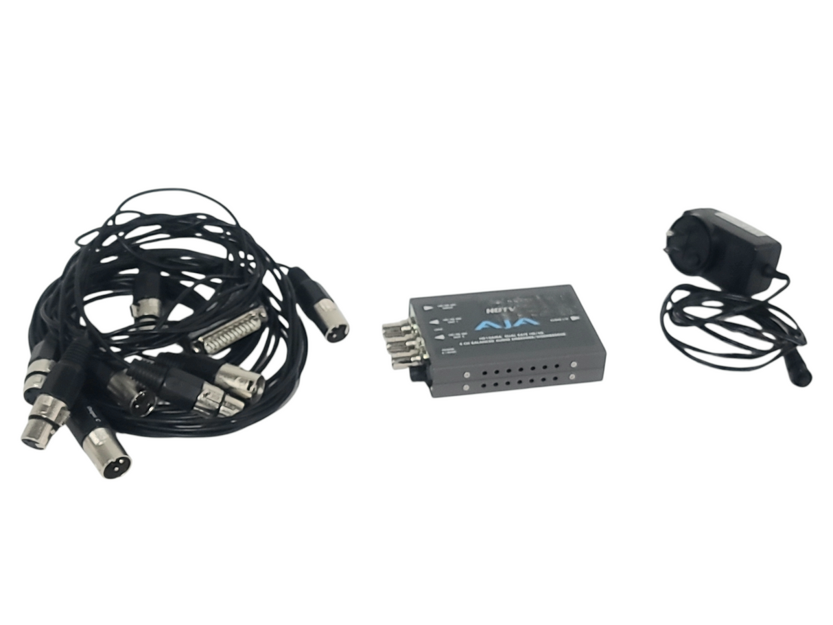 AJA HD10AMA Dual Rate HD/SD 4 Channel Balanced Audio Embedder/Disembedder