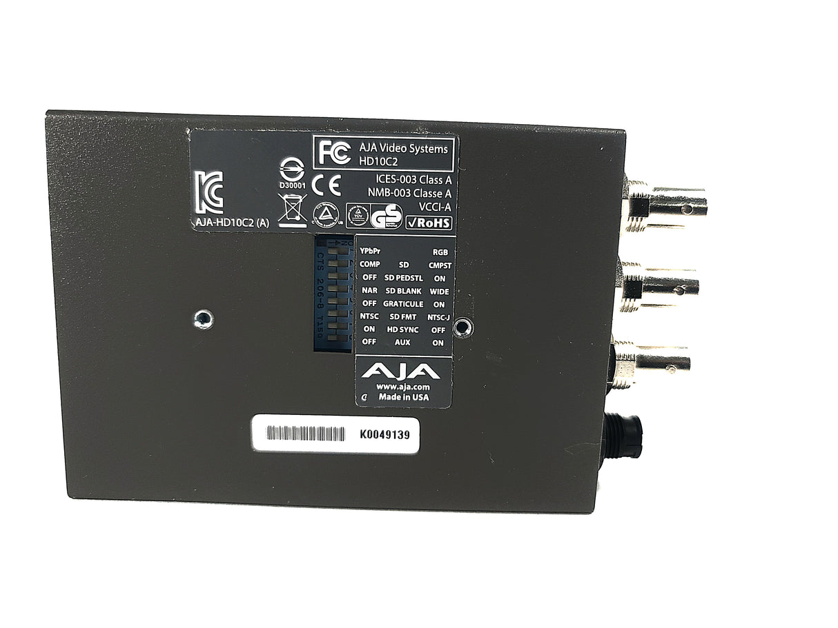 AJA HD10C2 Dual Rate HD/SD Digital to Analog Converter
