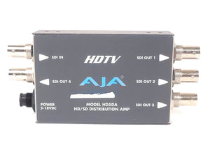 AJA HD5DA HD-SDI/SDI Serial Digital Distribution Amplifier w/ PSU