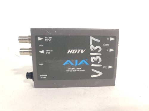 AJA HDP2 HD/SD-SDI to DVI-D & Audio Converter