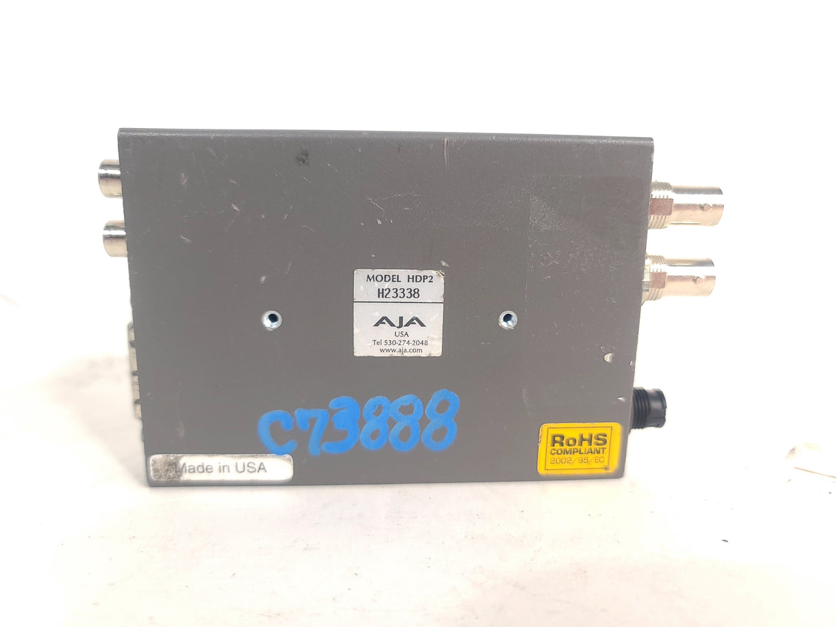 AJA HDP2 HD/SD-SDI to DVI-D & Audio Converter