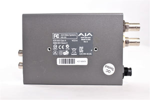 AJA Hi5-3G 3G/Dual Link/HD-SD-SDI to HDMI Converter and (2) Coaxial Cables (NO PSU)