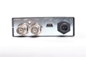 AJA Hi5-3G 3G/Dual Link/HD-SD-SDI to HDMI Converter and (2) Coaxial Cables (NO PSU)