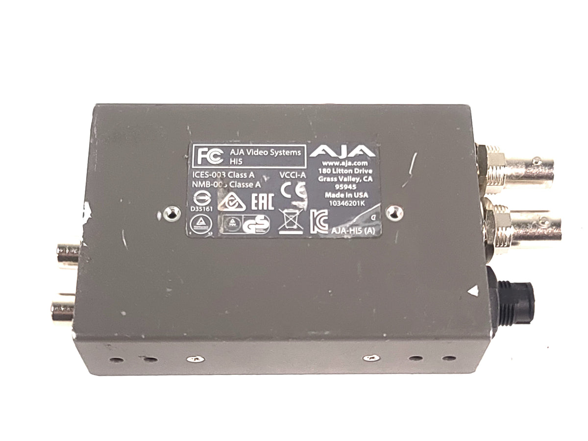 AJA Hi5 HD-SDI/SDI to HDMI Video and Audio Converter