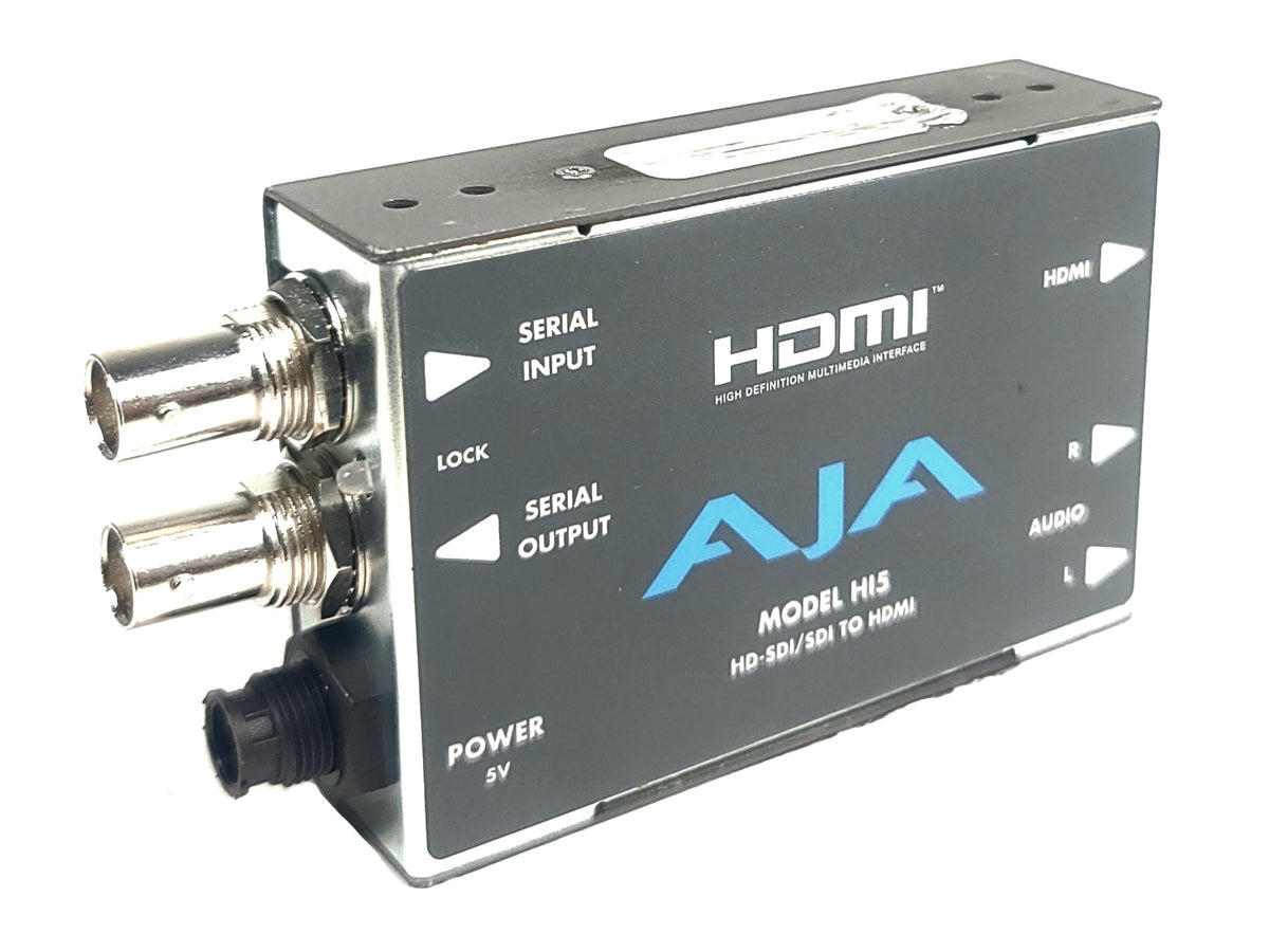 AJA Hi5 HD-SDI/SDI to HDMI Video and Audio Converter w/ PSU