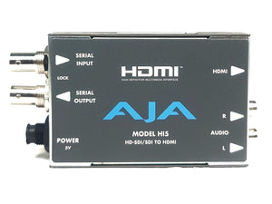 AJA Hi5 HD-SDI/SDI to HDMI Video and Audio Converter w/ PSU