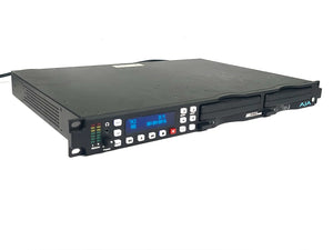 AJA Ki Pro Rack File Based 1RU Recorder and Player w/ (2) AJA 512GB KiStor Solid State Drives
