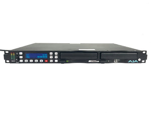 AJA Ki Pro Rack File Based 1RU Recorder and Player w/ (2) AJA 512GB KiStor Solid State Drives