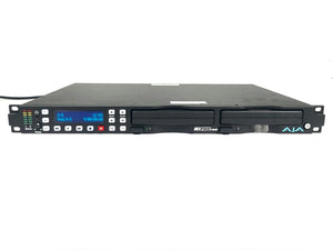 AJA Ki Pro Rack File Based 1RU Recorder and Player w/ (2) AJA 512GB KiStor Solid State Drives