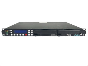 AJA Ki Pro Rack File Based 1RU Recorder and Player w/ (2) AJA 512GB KiStor Solid State Drives