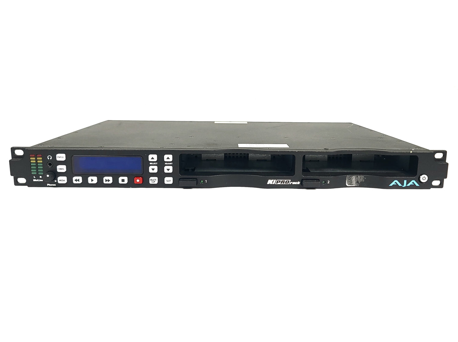 AJA Ki Pro Rack File Based 1RU Recorder and Player w/ (2) AJA 512GB KiStor Solid State Drives
