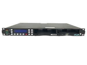 AJA Ki Pro Rack File Based 1RU Recorder and Player w/ (2) AJA 512GB KiStor Solid State Drives
