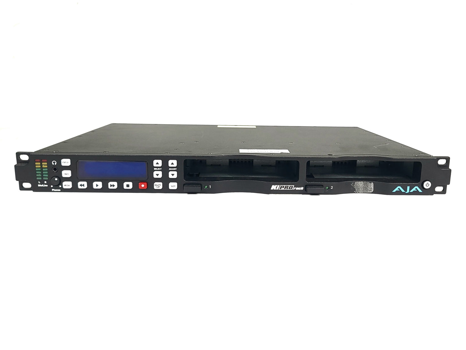 AJA Ki Pro Rack File Based 1RU Recorder and Player w/ (2) AJA 512GB KiStor Solid State Drives