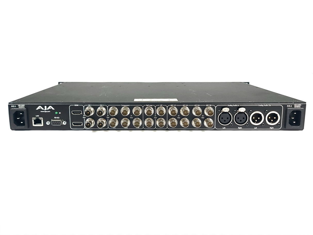 AJA Ki Pro Rack File Based 1RU Recorder and Player w/ (2) AJA 512GB KiStor Solid State Drives