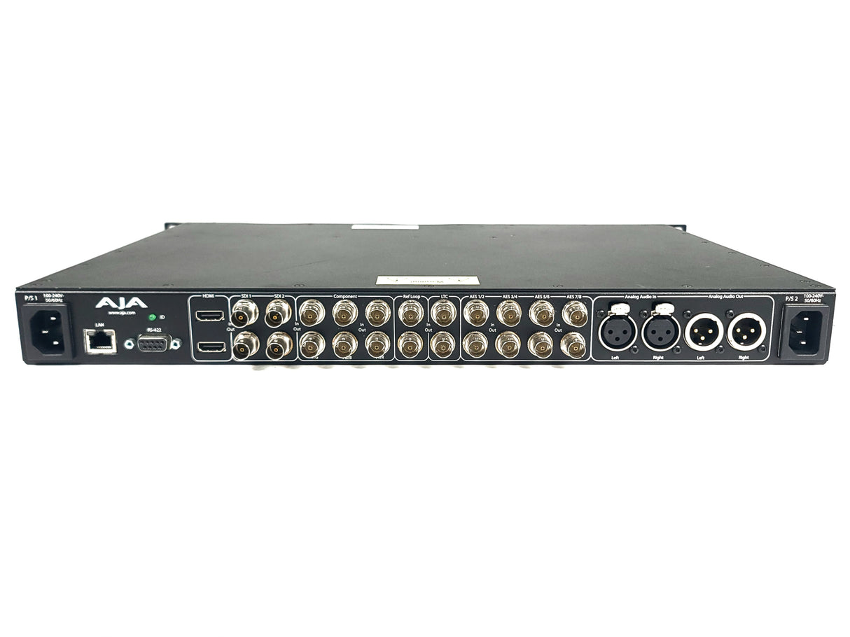AJA Ki Pro Rack File Based 1RU Recorder and Player w/ (2) AJA 512GB KiStor Solid State Drives