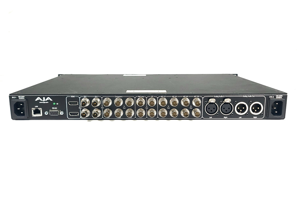 AJA Ki Pro Rack File Based 1RU Recorder and Player w/ (2) AJA 512GB KiStor Solid State Drives