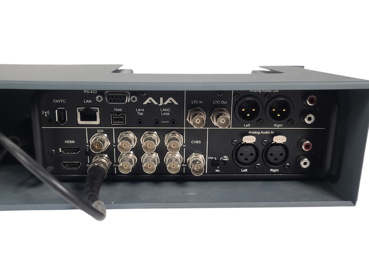 AJA Ki Pro Video Recorder in Murraypro 2RU Rackmount LCD Monitoring Unit w/ (2) KI-STOR500-USB 500GB Hard Disk Drive Storage Modules