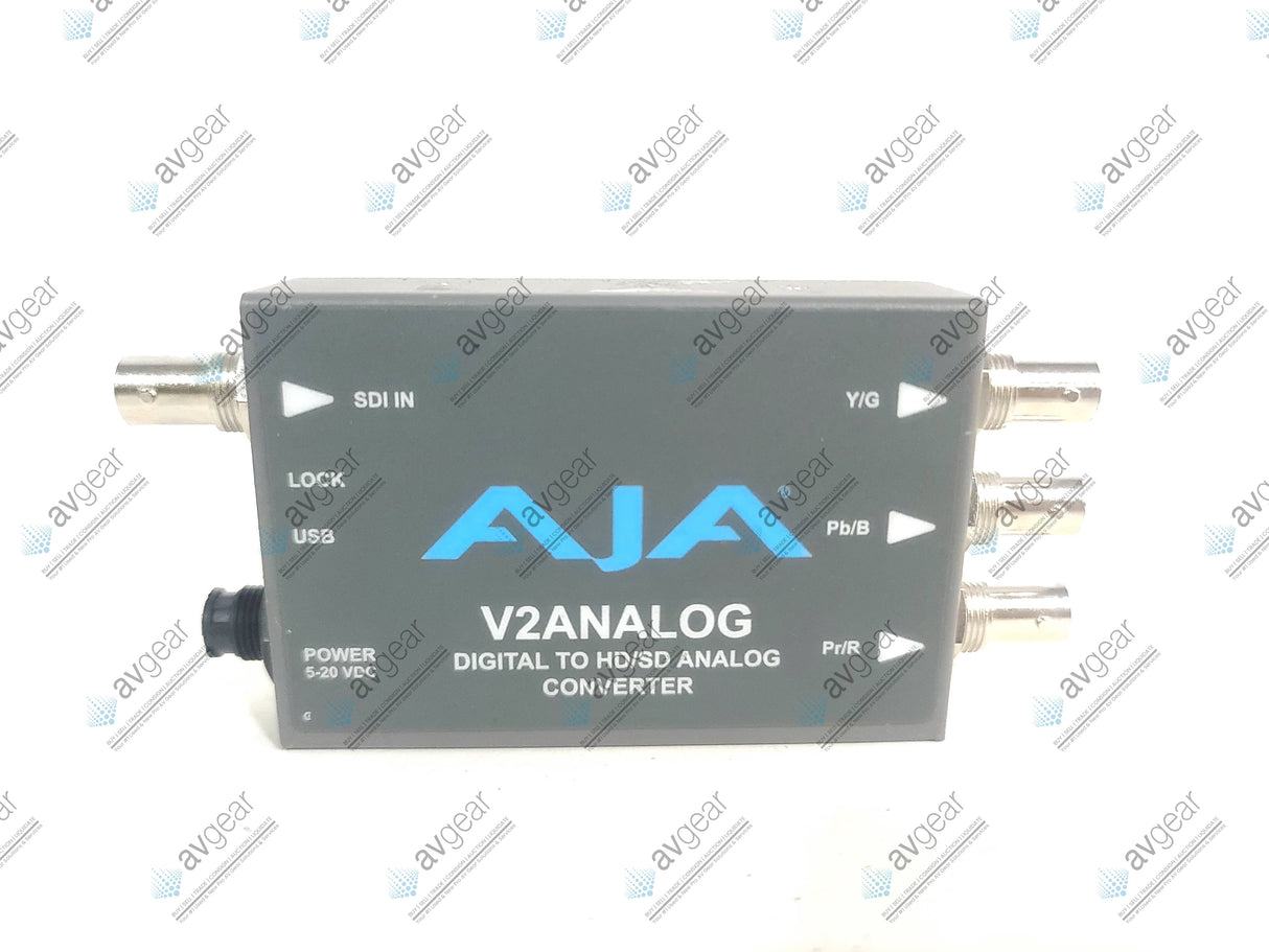 AJA V2Analog HD/SD-SDI to Analog Mini-Converter