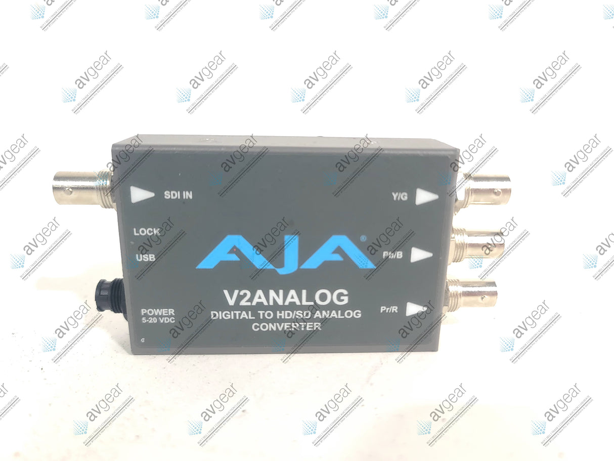 AJA V2Analog HD/SD-SDI to Analog Mini-Converter