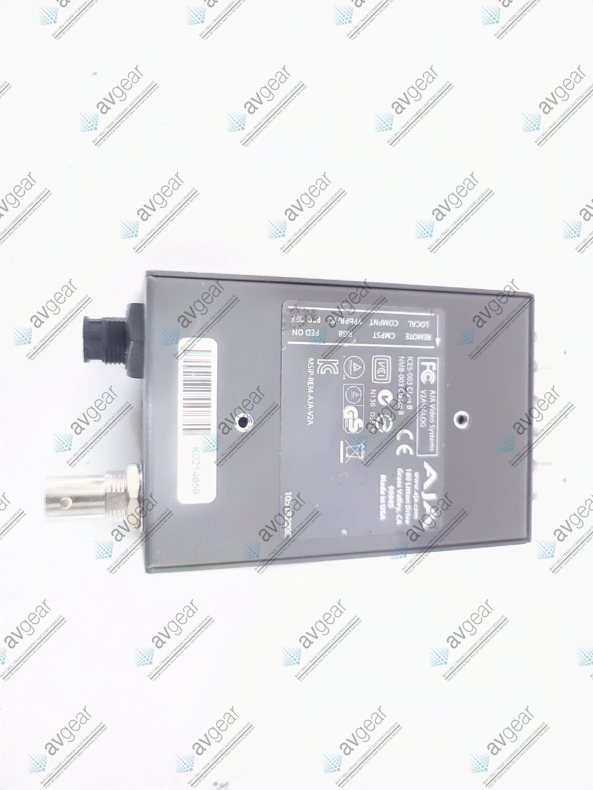 AJA V2Analog HD/SD-SDI to Analog Mini-Converter