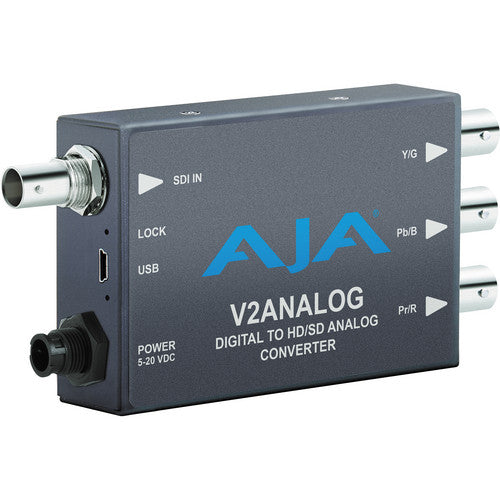 AJA V2-Analog HD/SD-SDI to Analog Mini-Converter