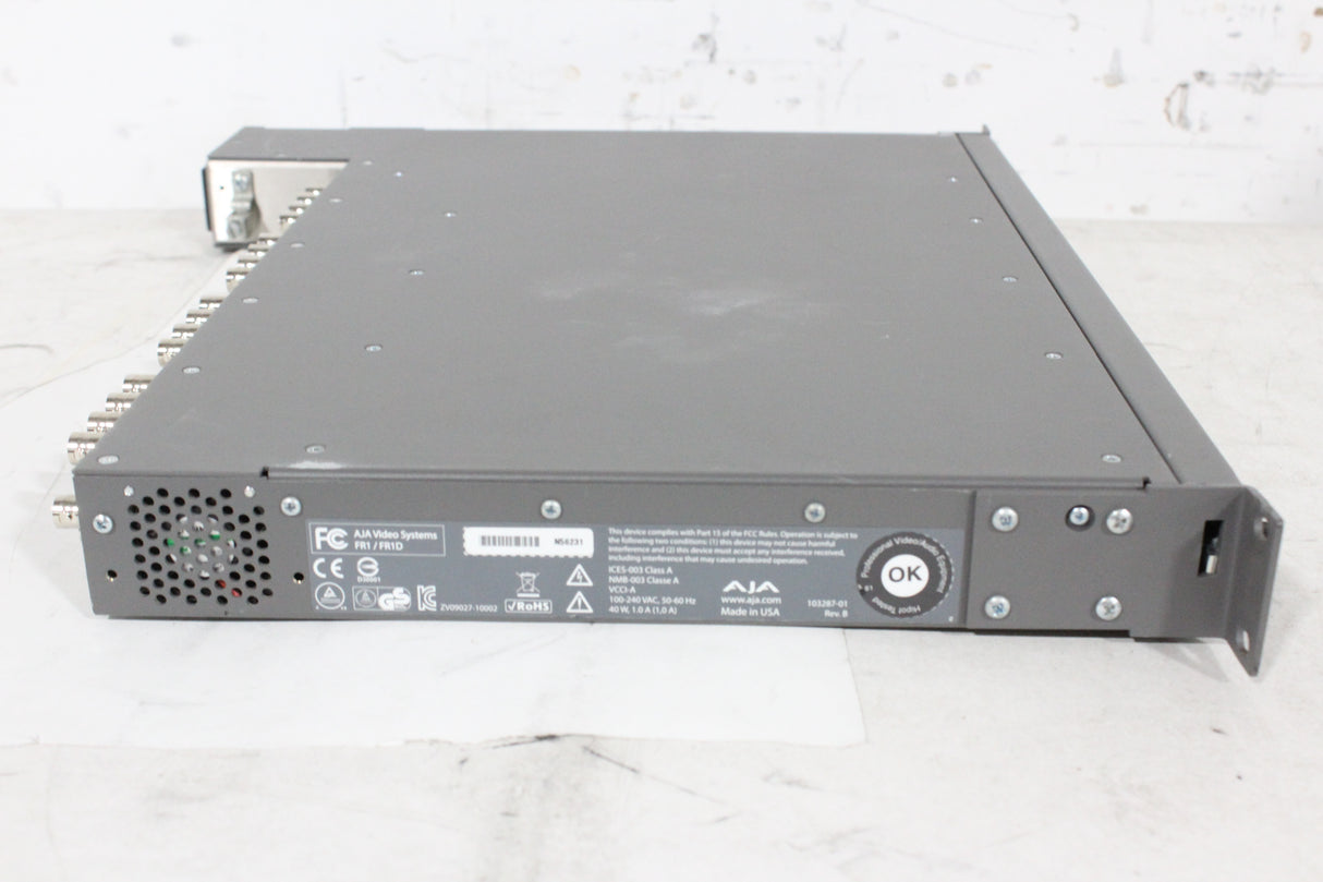 AJA Video SystemsFR1/FR1D (4) Video Distribution Amplifier Card Slots