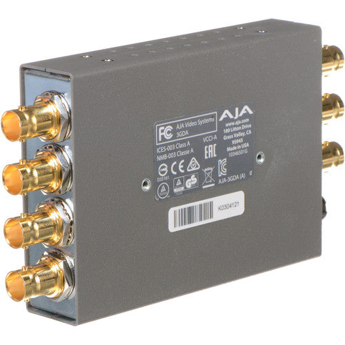 AJA 3GDA 1x6 3G/HD/SD Recklocking Distribution Amplifier