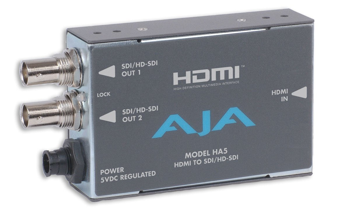 AJA HA5 HDMI to SDI/HD-SDI Audio/Video Converter
